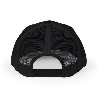 Formal Ninja Snapback Trucker Cap — Retro Glitter Logo Mesh Hat