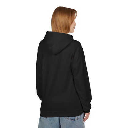 Retro Wave "FormalNinja" Hoodie — Small Blue Chest Logo