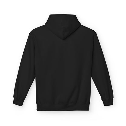 Retro Wave "FormalNinja" Hoodie — Small Blue Chest Logo