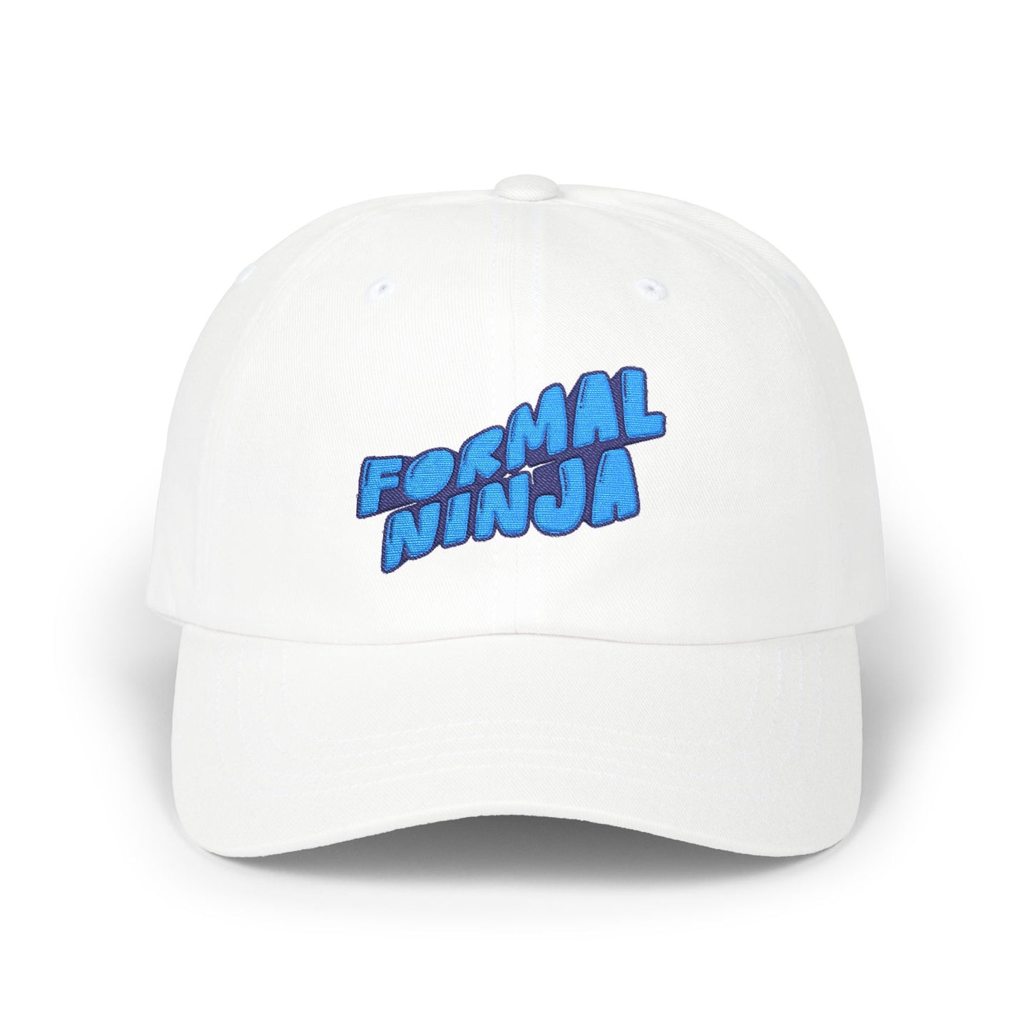 Retro Wave "FormalNinja" Hat — Small Blue Logo
